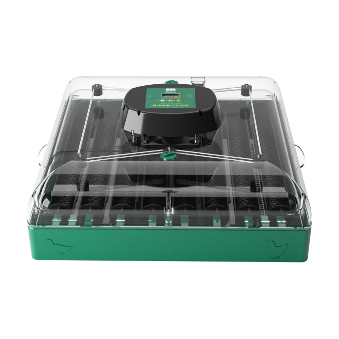 Incubator automat ZEP EU PROFI C-72 pentru oua, 72 oua, control digital, intoarcere automata, alimentare 220V