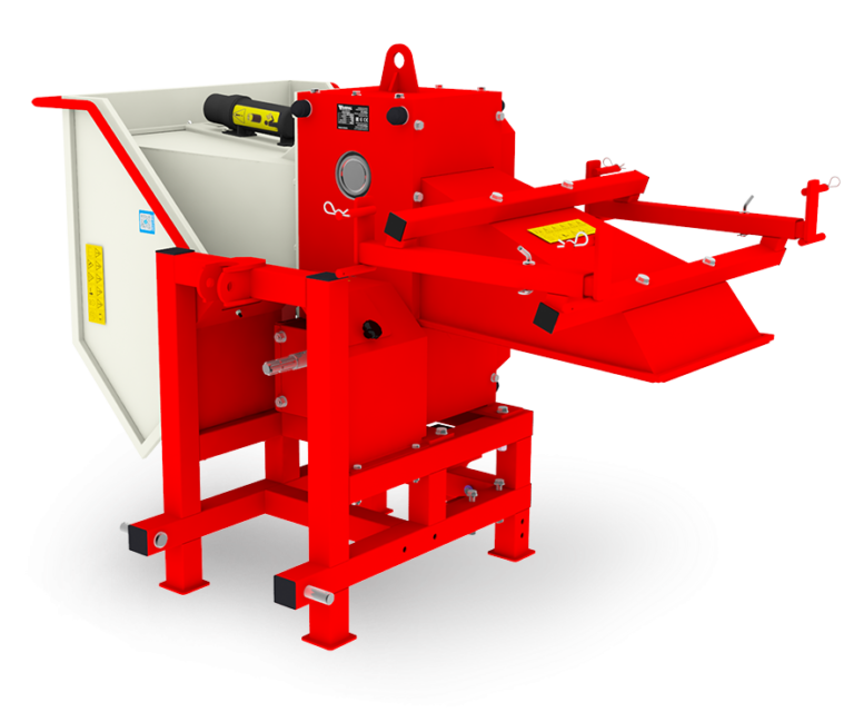 Tocator crengi ZEP AM-200 PTO, diametru max 200 mm, 130 CP, 14 m3/h, 6 cutite, acționare PTO