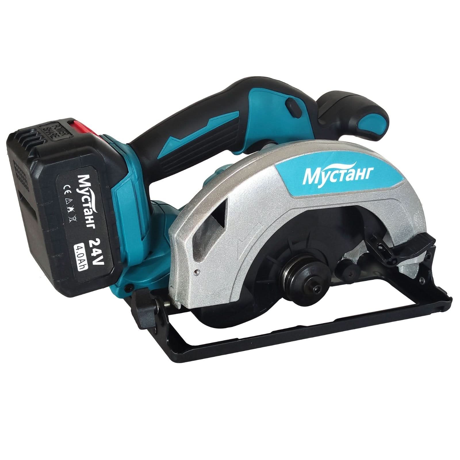 Fierastrau circular acumulator 24V 2x baterii 4Ah , 11000RPM unghi reglabil DDT-MUSTANG