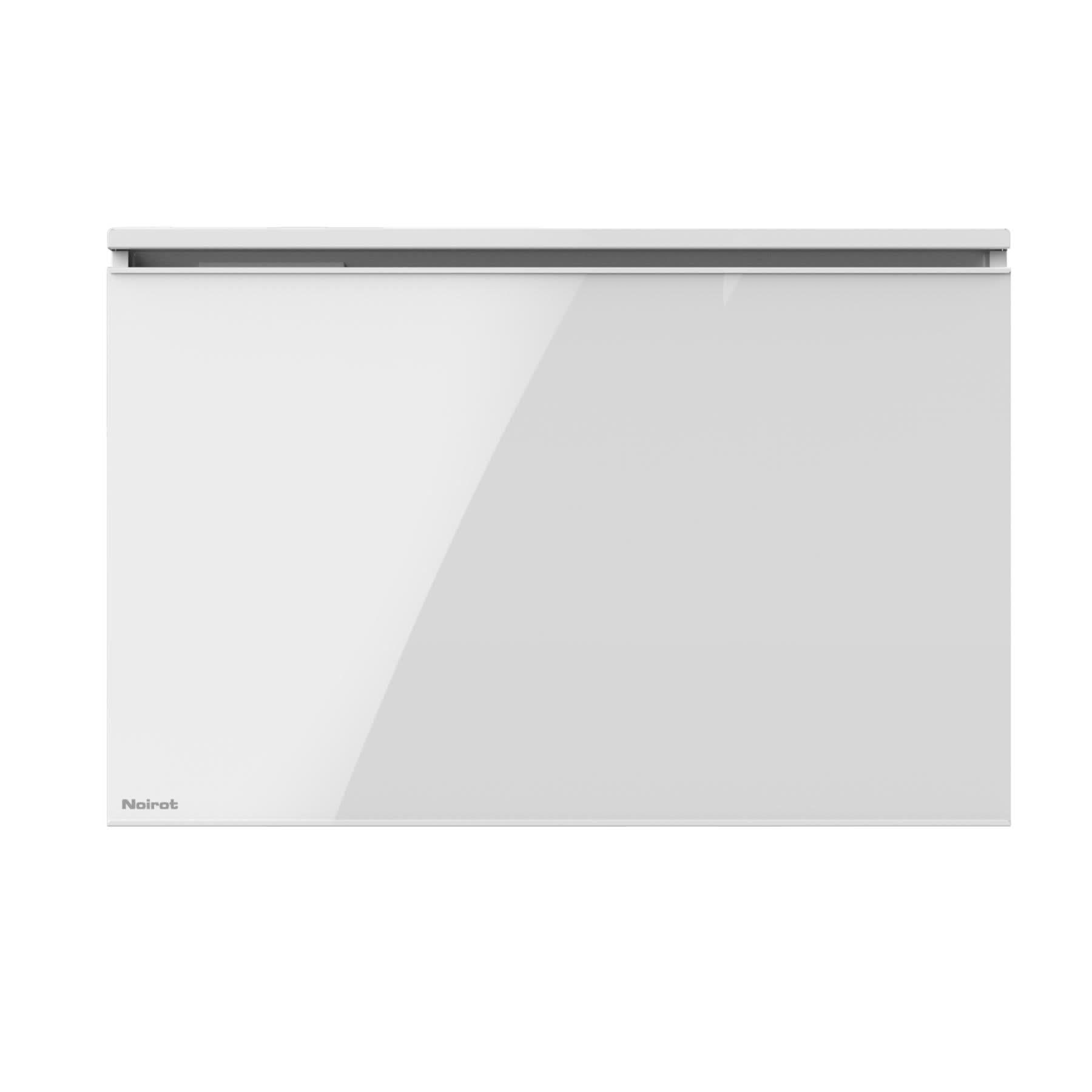 Incalzitor electric NOIROT VERLYS 1500W, panou sticla alb, termostat digital, incalzire prin convectie si infrarosu, IP24, montaj perete