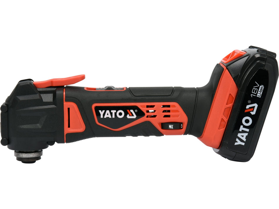 Unealta multifunctionala oscilanta pe acumulator 18V, 1x2Ah, Yato