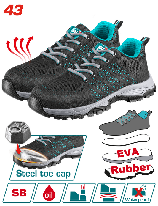 Bocanci protectie Profesionali TOTAL SB marimea 43 cu bombeu otel