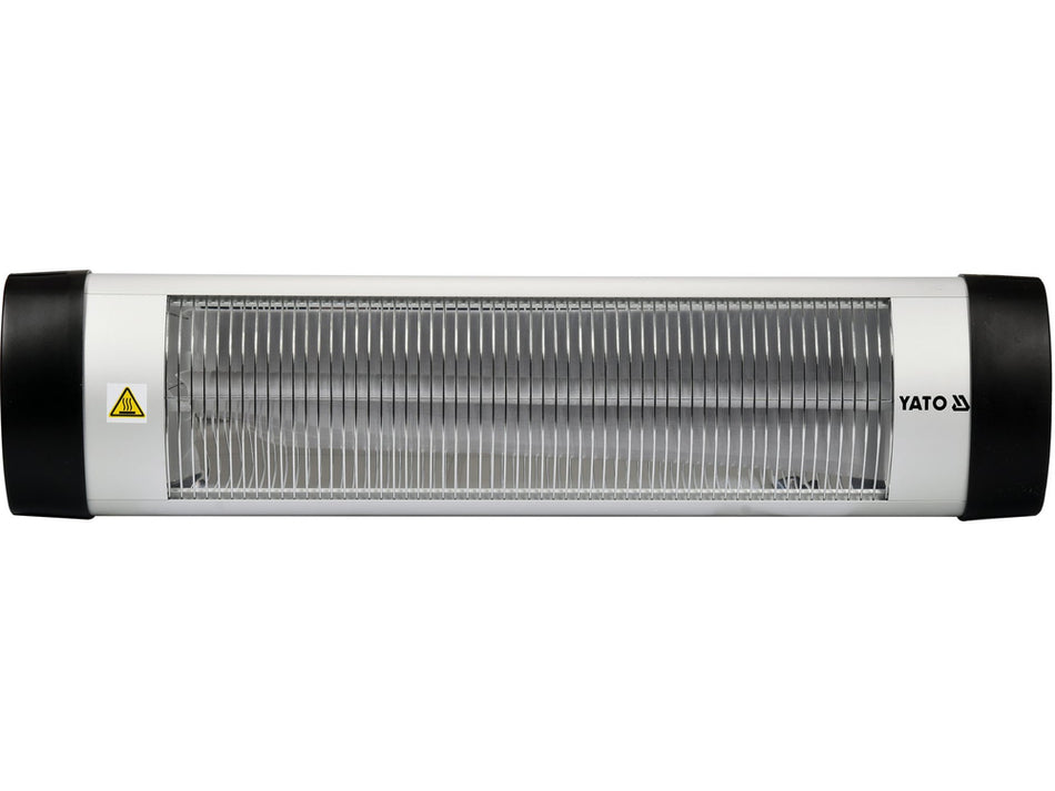 Incalzitor cu Infrarosu Yato 2000W, Lampa de Cuart, Reglaj Temperatura, Montaj pe Perete sau Tavan, Interior si Exterior