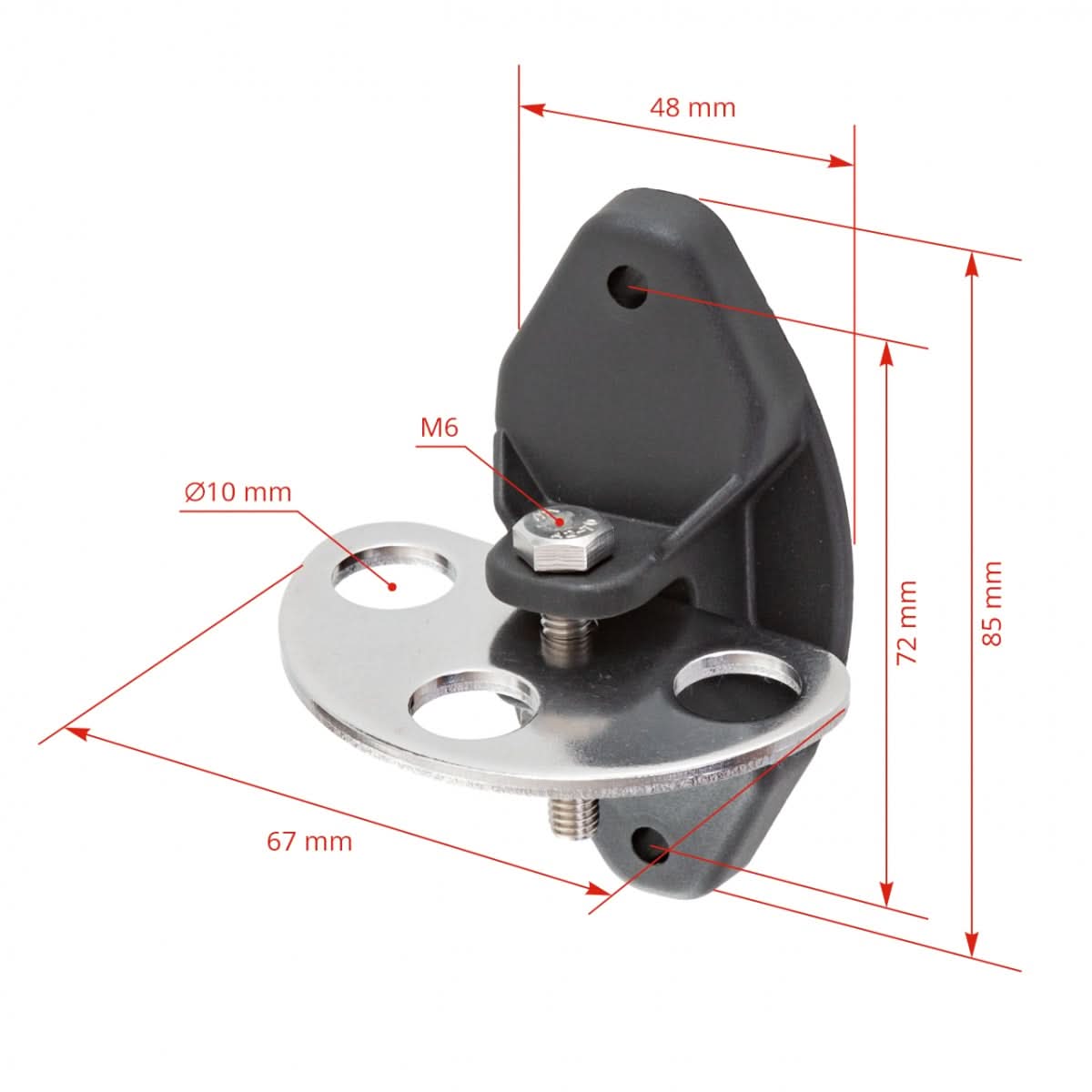 Izolator permanent poarta gard electric, set 2 buc, accesibil din 3 directii