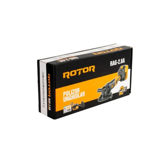Polizor Unghiular  Acumulator Rotor RAG-2.6A, 21V, 125 mm