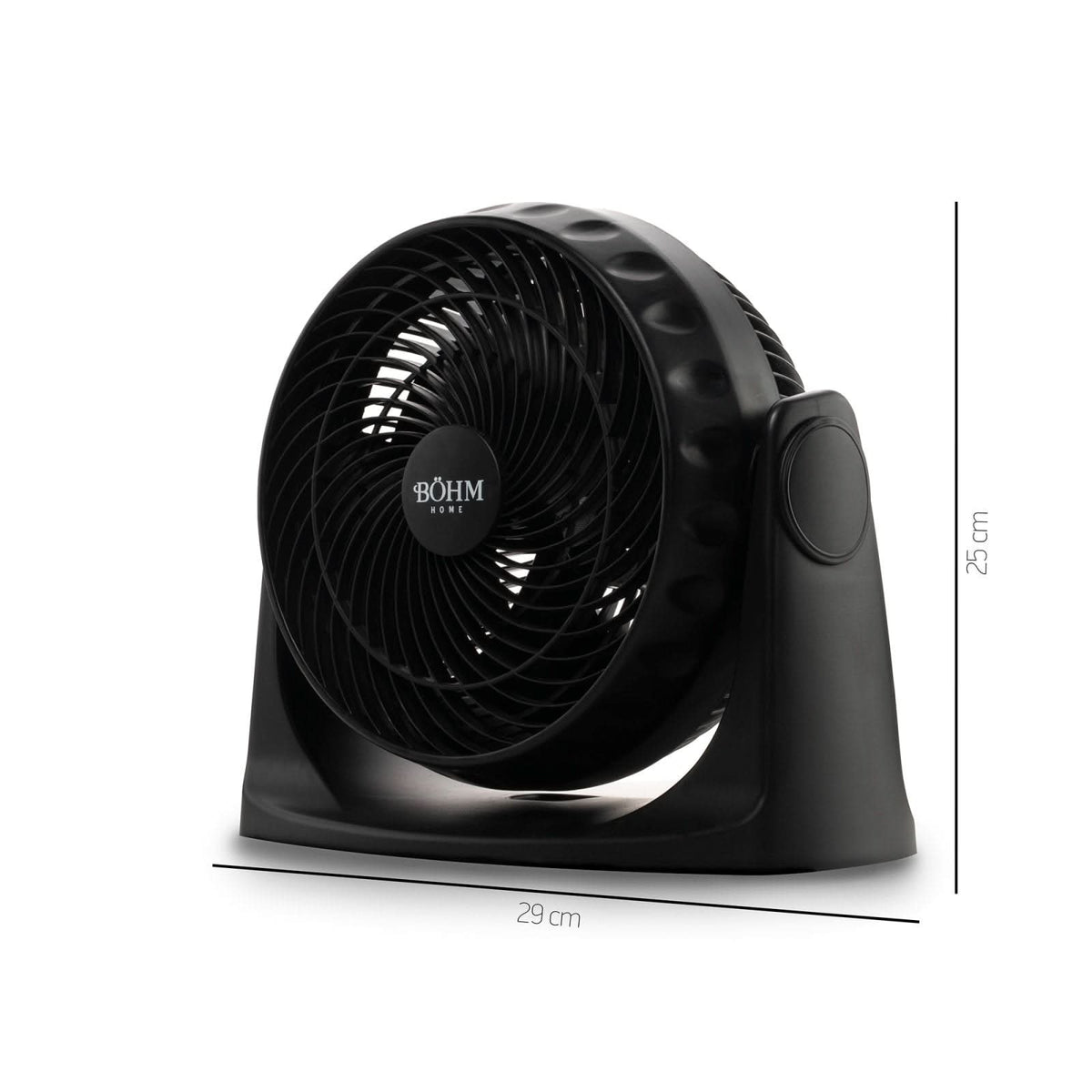 Ventilator turbo de birou BOHM BTFF8, 35W, 8 inch, 2 viteze, 3 pale, 220V