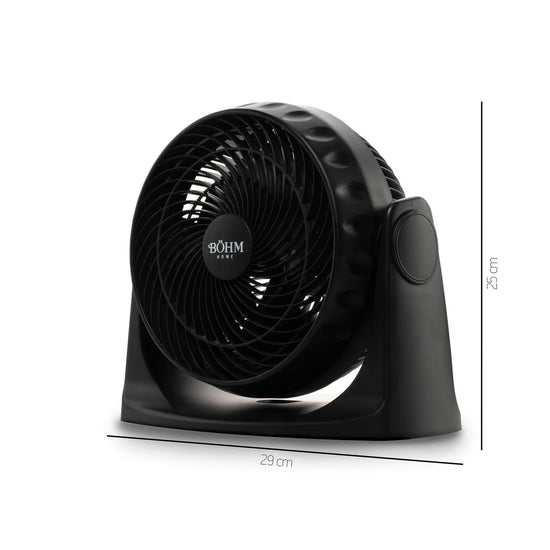 Ventilator turbo de birou BOHM BTFF8, 35W, 8 inch, 2 viteze, 3 pale, 220V