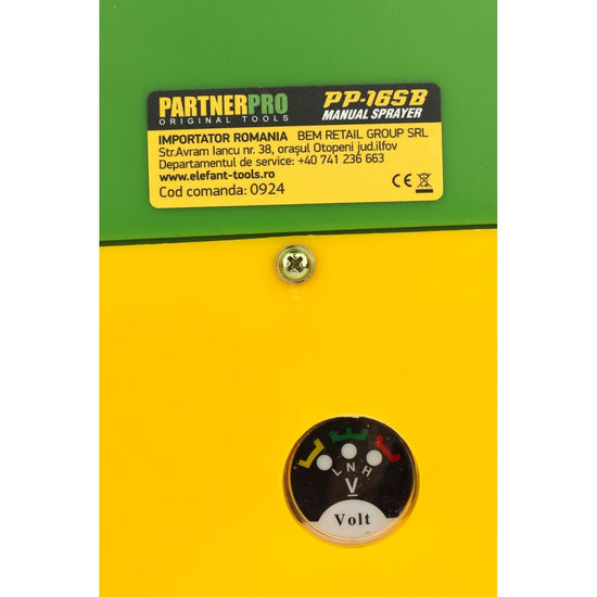 Pompa de Stropit cu Acumulator PartnerPro PP-16SB - 16L, 12V 8Ah, 620 m2