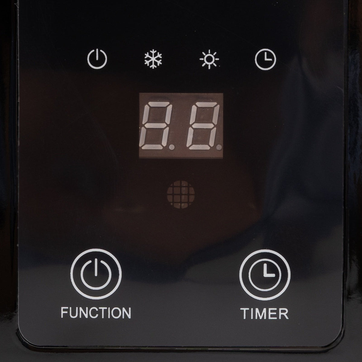 Aeroterma de perete BÖHM BH2000BL, 1000–2000 W, cu display digital, telecomanda si timer 12h, pentru 20–25 m²