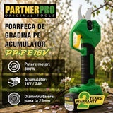 Foarfeca electrica PARTNERPRO PP-FE16V, 16V 2Ah, 300W, 25 mm