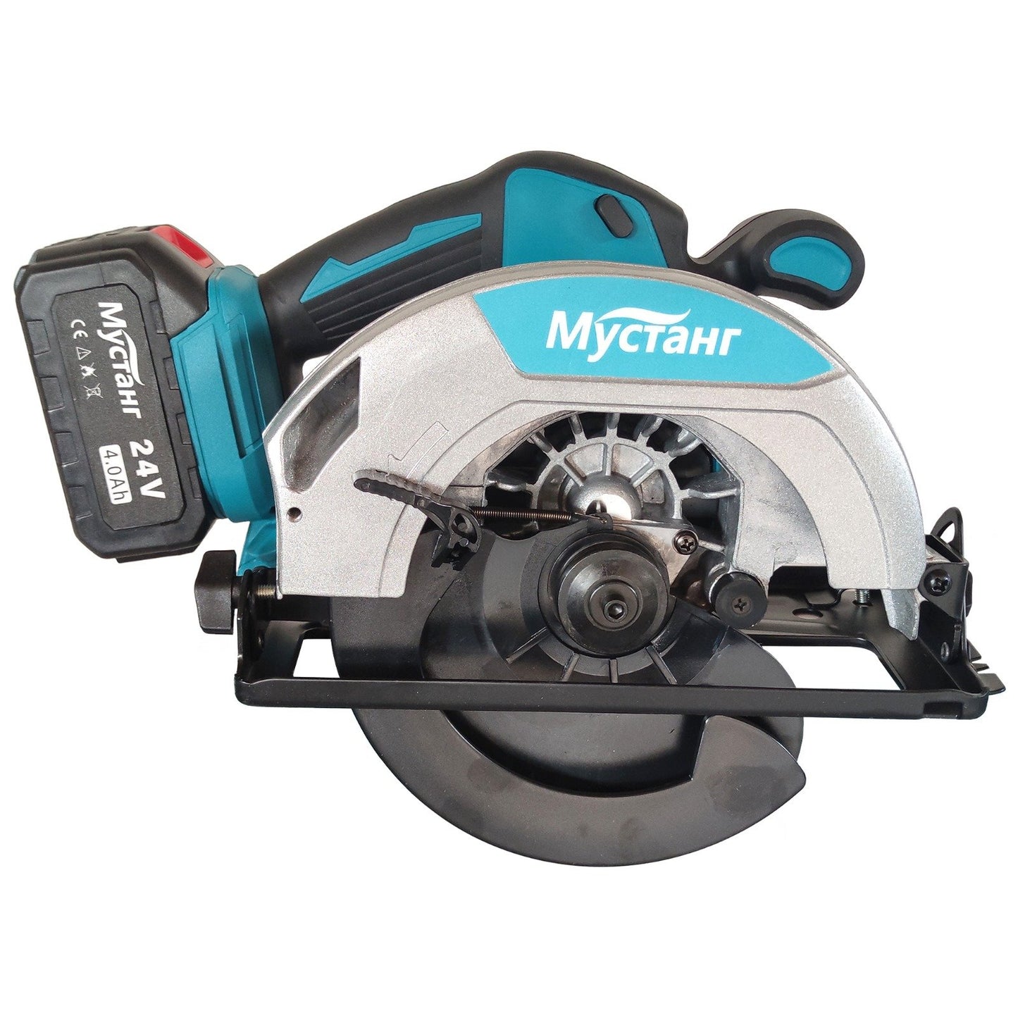 Fierastrau circular acumulator 24V 2x baterii 4Ah disc 185mm 11000RPM unghi reglabil DDT-MUSTANG