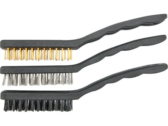 Set 3 Perii Vorel 230 mm – Plastic, Otel si Alama, Curatare Versatila