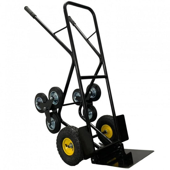 Carucior pliabil 2 in 1 VivaTechnix VMD-1057, transport 250 kg, otel vopsit, roti scari + roti cu camera