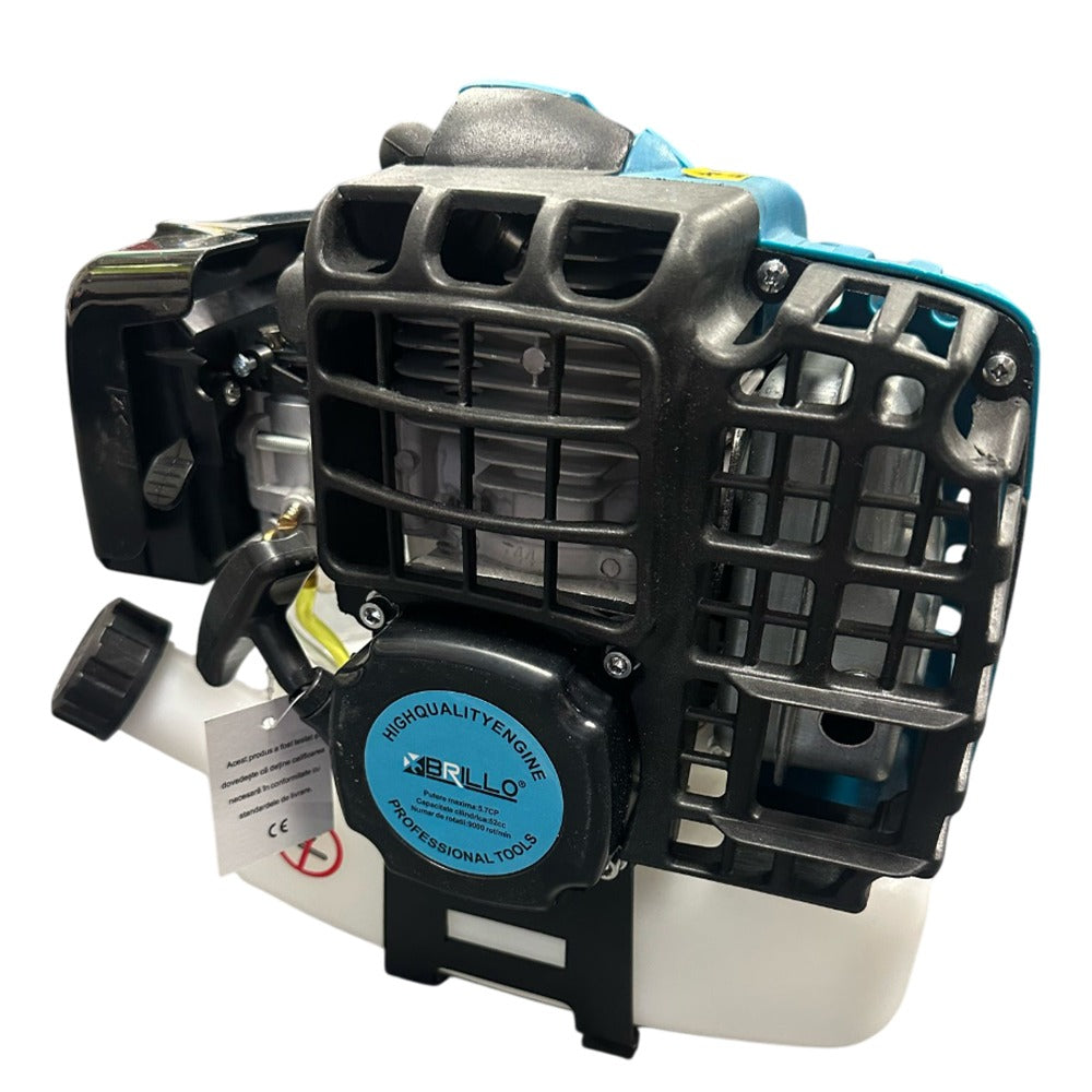 Motocoasa pe benzina Brillo BR-M4200, 5.7CP, 52cc, 7 accesorii incluse, motor 2 timpi