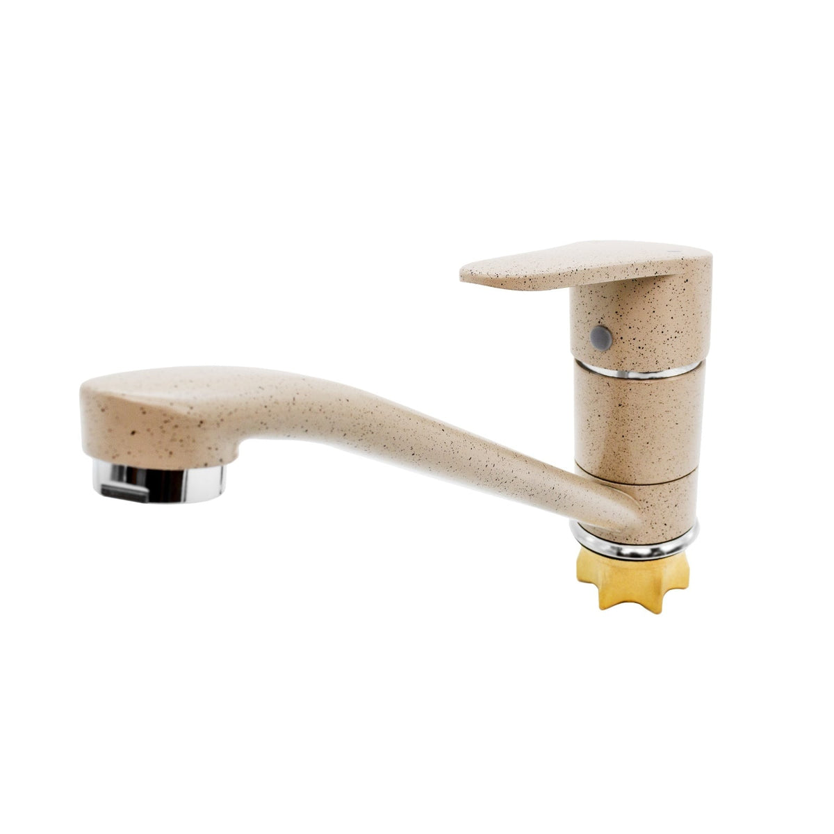 Baterie lavoar FLOW FL LF(B)-MB203ZBG, zinc, bej/crom
