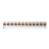 Hranitoare metal galvanizat 50 cm cu 24 gauri pentru pui si gaini