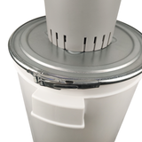 Moara cereale ZEP EUROMILL-50, 1400W, 300 kg/h, galeata 50L, 4 site incluse, motor cupru