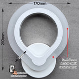 Aplica LED Cybele ajustabila, 10W, 900 lm, 210x170x40 mm