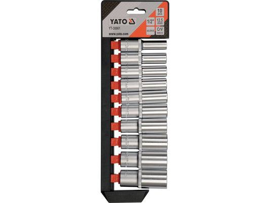 Set tubulare 10 piese 1/2” CR-V Yato – rezistenta si eficienta in lucru