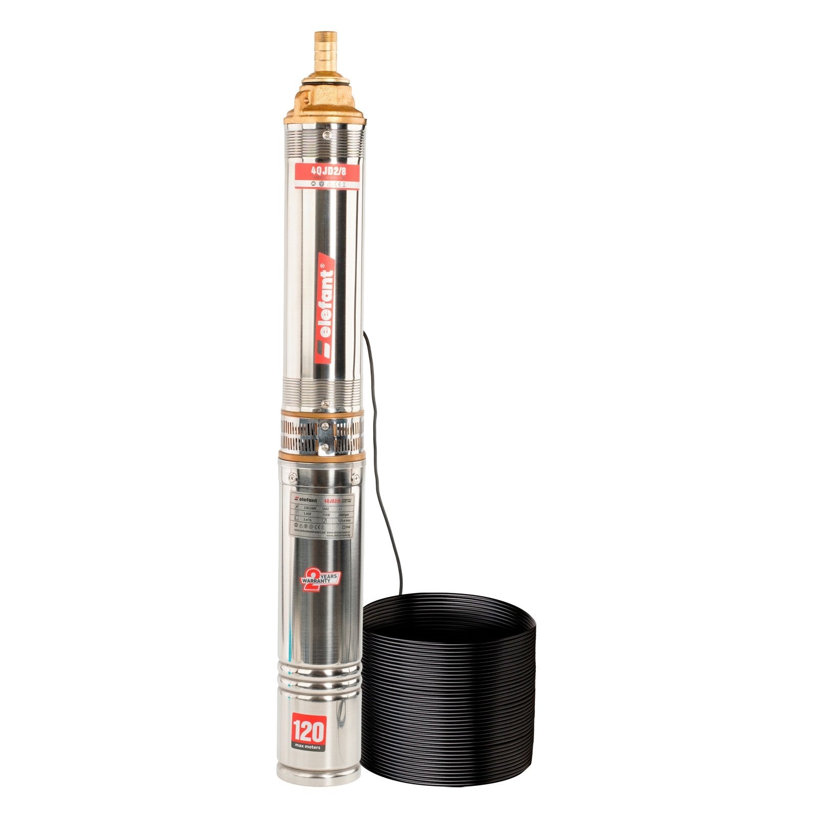 Pompa submersibila ELEFANT 1100W, debit 66L/min, inaltime 55m– ZEP.RO ...