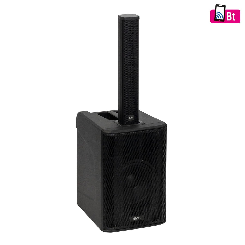 Sistem Audio Profesional PAS8W42S, Bluetooth TWS, DSP, 600W, Subwoofer 8", 5 Difuzoare, Bass-Reflex