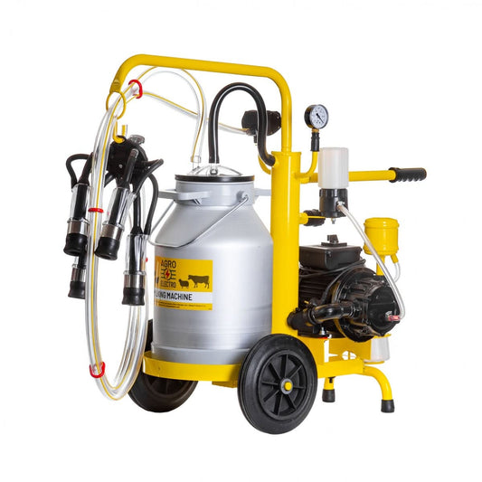 Aparat de muls vaci, cu 1 bidon aluminiu 25 litri, eco