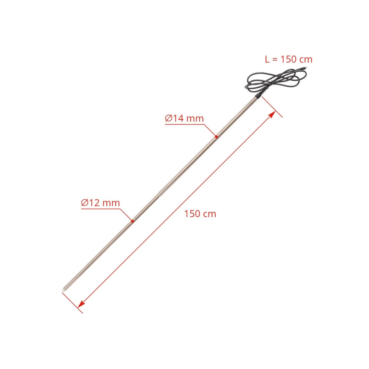 Sonda de temperatura pentru umidometru Dramiński TwistGrain pro, 150 cm