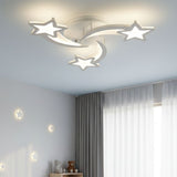Lustra LED Dimabila Stea, 62W, 3 Brate, 3 Culori + IR