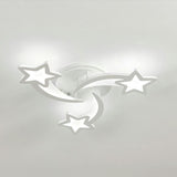 Lustra LED Dimabila Stea, 62W, 3 Brate, 3 Culori + IR