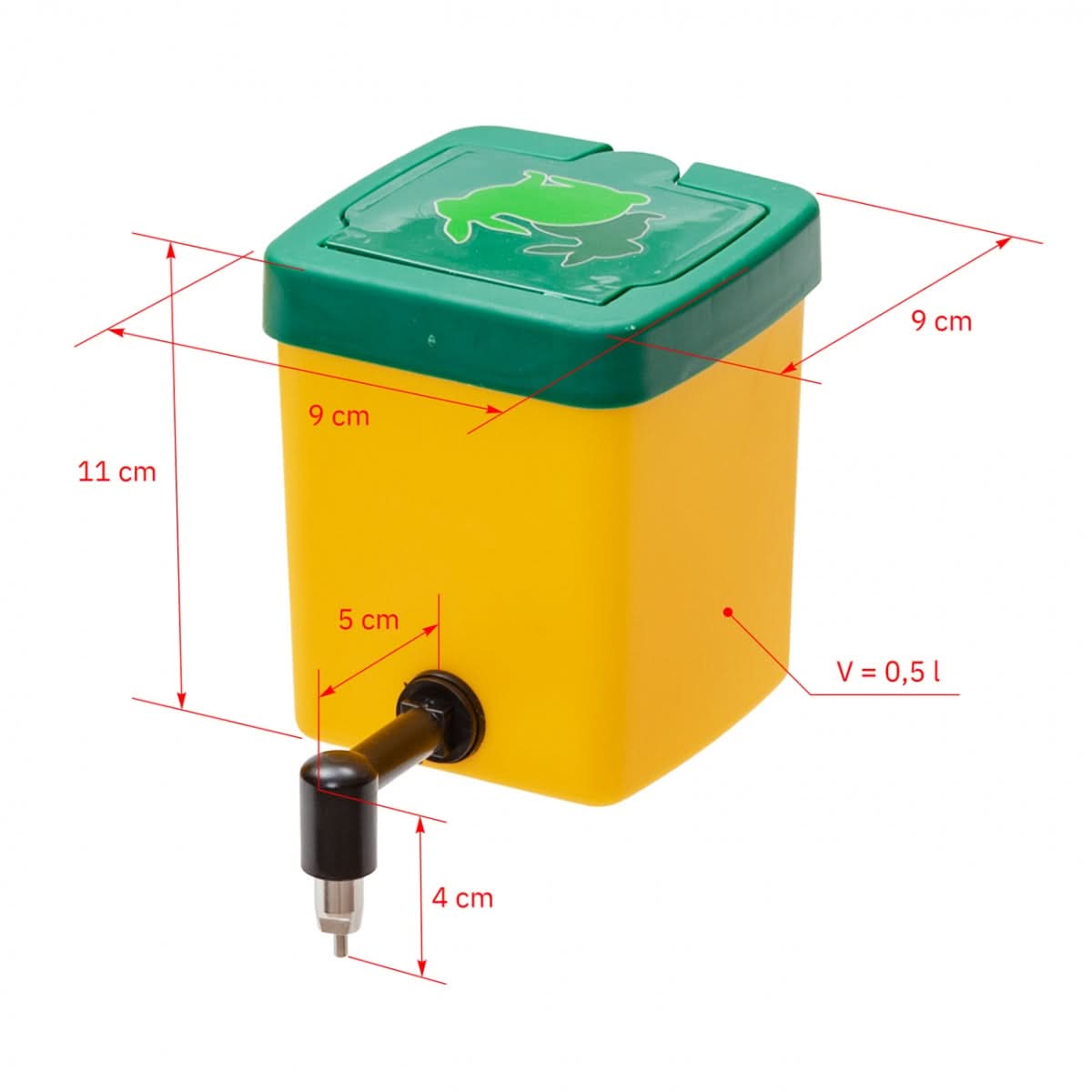 Adapatoare pentru iepuri, 0,5 litri
