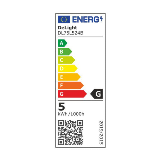 Lustra LED Suspendata MONO, 5W, 260lm, 3000K, Neagra