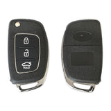 Carcasă Cheie Contact pentru Hyundai i20 / i30, 3 Butoane, cu Cheie
