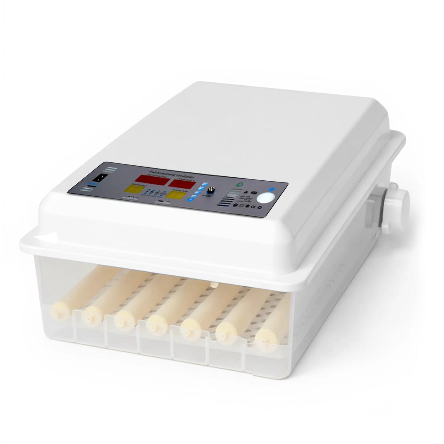 Incubator automat ZEP MS-36, 36 oua, 12V/220V, intoarcere automata, afisaj digital