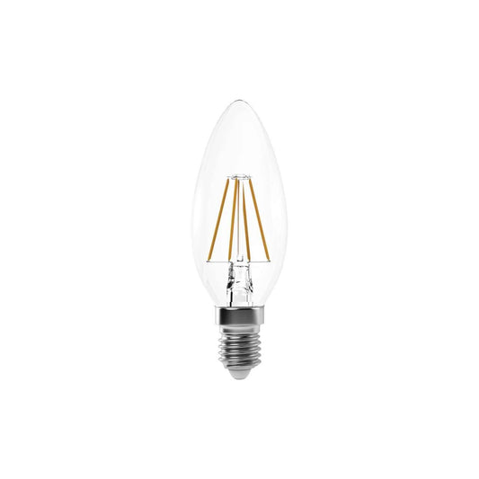 Bec cu filament decorativ lumânare E14 4W LED, culoare 2700K - ZEP.RO - Ți-e la îndemână!