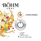Blender 2 in 1 BÖHM BM5010, 350W, Cupa Sticla 1000 ml + Pahar Plastic, Fara BPA