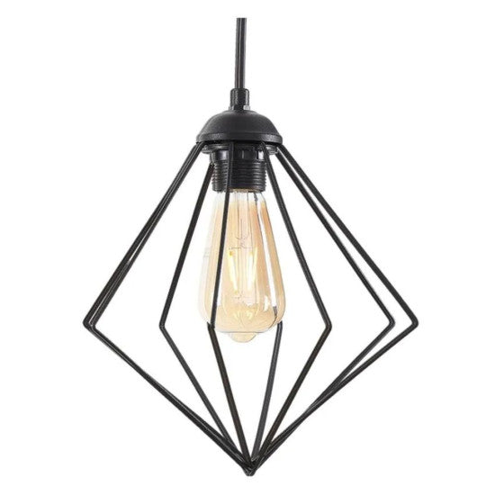 Lustra Lina, 1xE27, 60W, 72x24cm, Negru