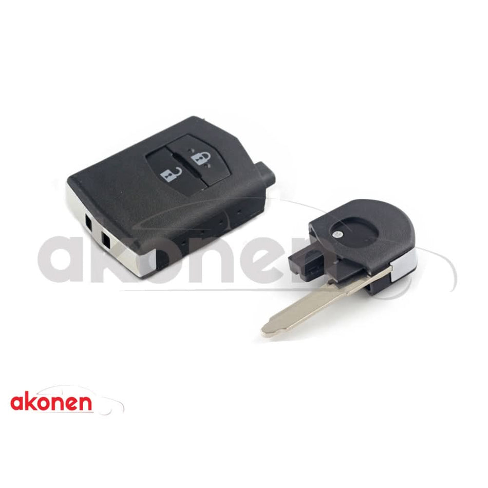 Carcasă Cheie Contact AKONEN 54149 pentru Mazda 2, 3, 5, 6, RX8, MX5 - 2 Butoane, cu Cheie