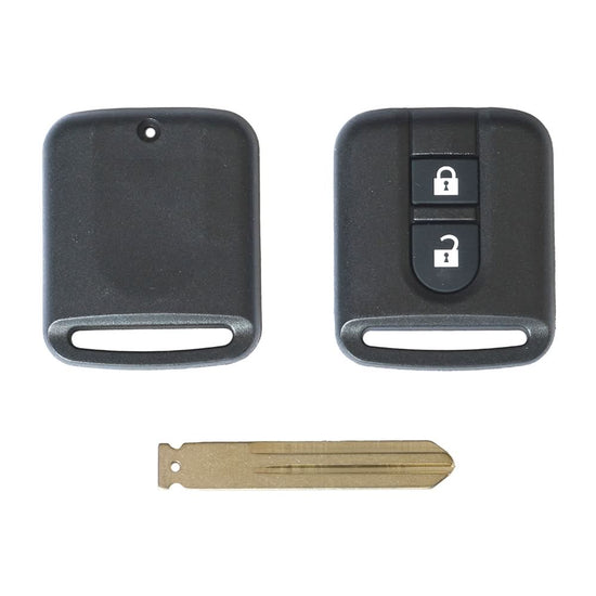 Carcasă Cheie Contact AKONEN 54154 pentru Nissan Juke, Micra, Navara, Qashqai, X-Trail - 2 Butoane, cu Cheie