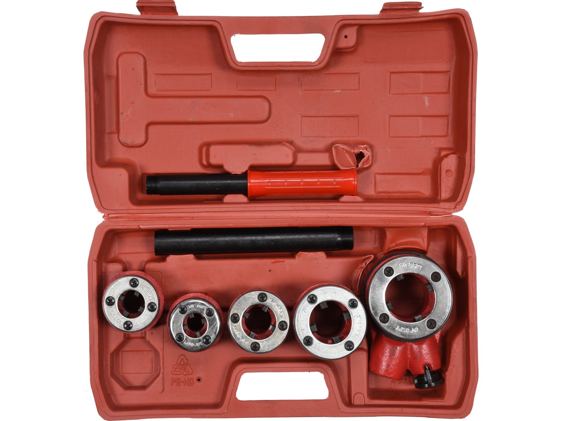 TRUSĂ FILIERE PENTRU ȚEVI 3/8'' - 5/4''