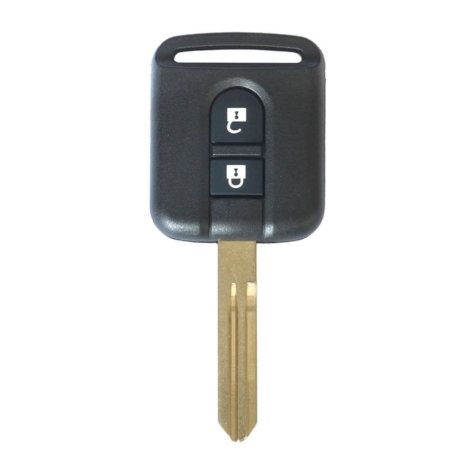 Carcasă Cheie Contact AKONEN 54154 pentru Nissan Juke, Micra, Navara, Qashqai, X-Trail - 2 Butoane, cu Cheie