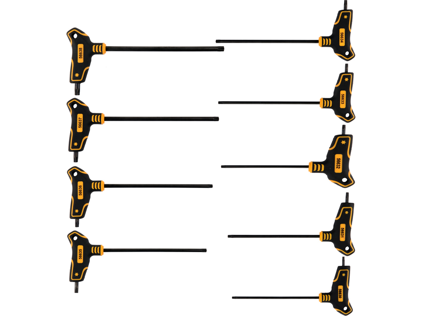 SET CHEI TORX CU MANER, 9 PIESE