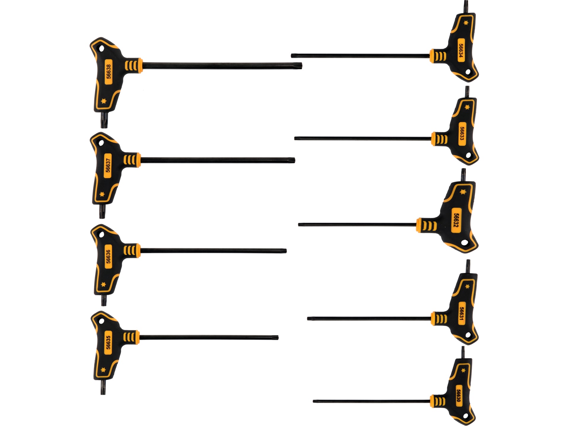 SET CHEI TORX CU MANER, 9 PIESE