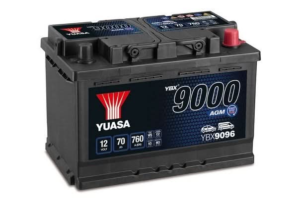 Baterie auto YUASA 9000 AGM 70 AH (760 A; 278 x 175 x 190 mm)