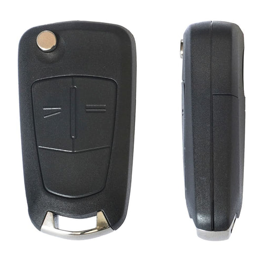 Carcasă Cheie Contact pentru Opel Vectra - 2 Butoane, cu Cheie (Fără Electronică)