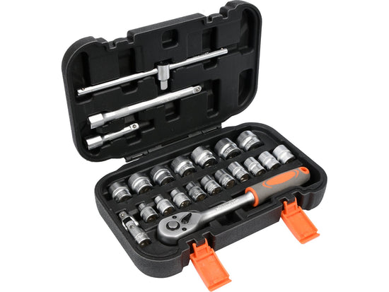 TRUSĂ TUBULARE 3/8'', 22 PIESE