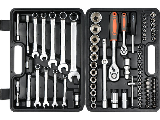 TRUSĂ TUBULARE 1/2''-1/4'', 82 PIESE