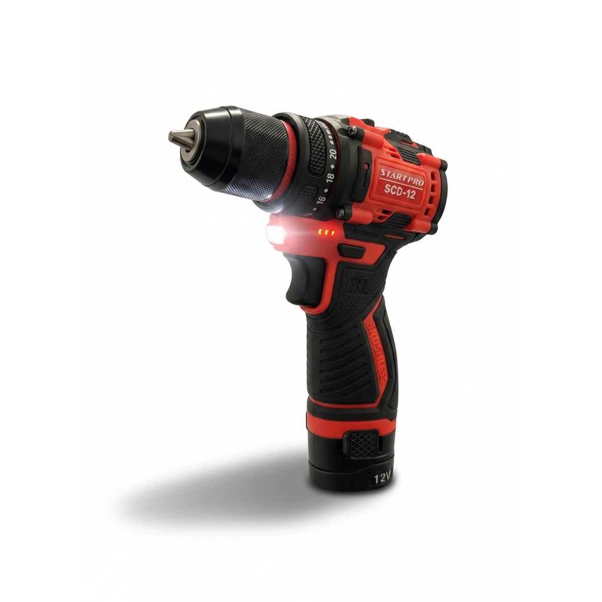 Masina de gaurit si insurubat StartPro SCD-12 BRUSHLESS, 40Nm