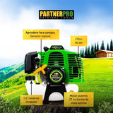 Motocoasa Benzina PartnerPro DX52E, 5.5CP, 2T, 10000 RPM, pentru iarba si tufis