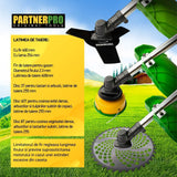 Motocoasa Benzina PartnerPro DX52E, 5.5CP, 2T, 10000 RPM, pentru iarba si tufis