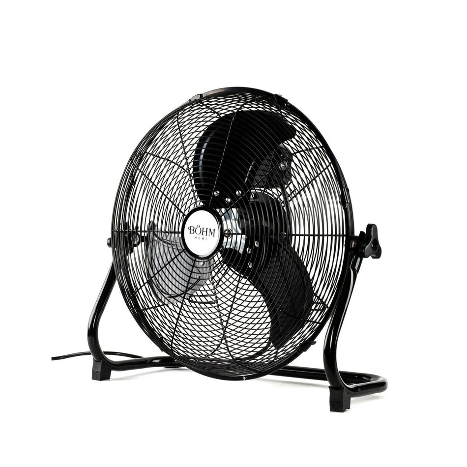 Ventilator de Podea 16" BOHM BLFF-40 – 3 viteze, 90W, unghi inclinare reglabil